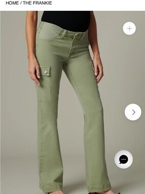 Joe's Jeans Olive Green Bootcut Cargo Pants